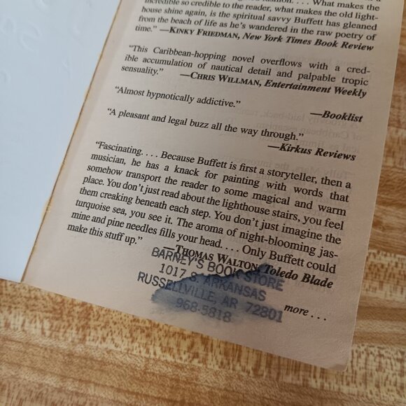 A Salty Piece of Land  Buffett, Jimmy  Mass Market Paperback Book  Used 2004 - Picture 6 of 10